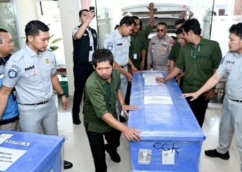 Jenazah korban KM Virgo Transport 8 tenggelam di Laut Jawa, asal Kabupaten Garut, Risyan Kurnia Putra (29), dan Erick Maisul Latif (38).(Foto:Istimewa)