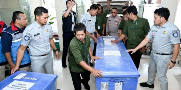Jenazah korban KM Virgo Transport 8 tenggelam di Laut Jawa, asal Kabupaten Garut, Risyan Kurnia Putra (29), dan Erick Maisul Latif (38).(Foto:Istimewa)