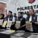 Barang bukti ratusan cairan liquid mengandung narkoba golongan satu yang diungkap Satresnarkoba Polrestabes Bandung.(Foto:Istimewa).