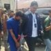ST (23), pelaku pembunuhan YA (23), mantan istrinya di kamar hotel berhasil ditangkap Tim Satreskrim Polres Cirebon Kota.(Foto:Istimewa).