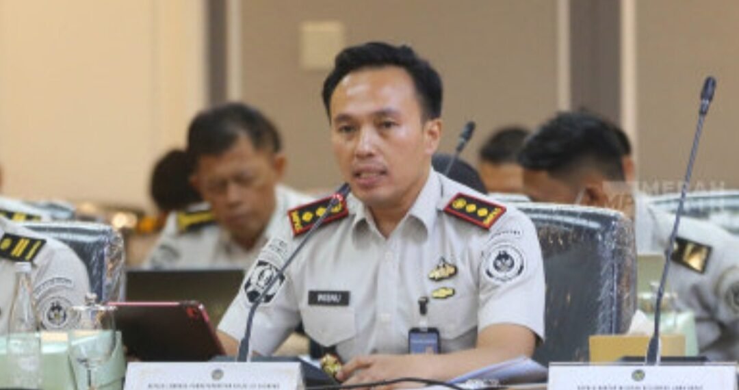 Kepala Lapas (Kalapas) Kelas II-A Cibinong nonaktif, Wisnu Hani Putranto, hadir dalam Rapat Dengar Pendapat (RDP) dengan Komisi XIII DPR RI, di Kompleks Parlemen, Senayan, Jakarta, Senin (28/09/2026).(Foto:Istimewa).