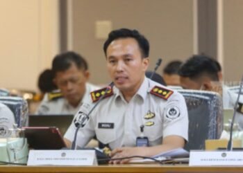 Kepala Lapas (Kalapas) Kelas II-A Cibinong nonaktif, Wisnu Hani Putranto, hadir dalam Rapat Dengar Pendapat (RDP) dengan Komisi XIII DPR RI, di Kompleks Parlemen, Senayan, Jakarta, Senin (28/09/2026).(Foto:Istimewa).