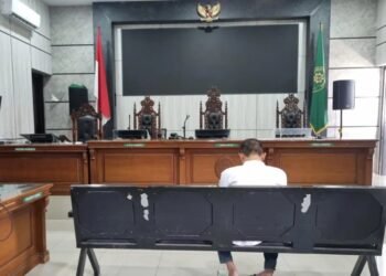 Taufik Hidayat (30), terdakwa kasus penyekapan dan penganiayaan terhadap kekasihnya YT (29).(Foto:Istimewa).
