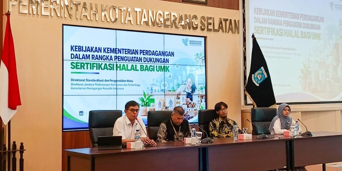 Sosialisasi sertifikasi halal.(Foto: Humas Kemendag)