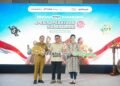 Menteri Perdagangan, Budi Santoso bersama Wali Kota Surakarta, Respati Achmad Ardianto dan Presiden Direktur Tokopedia dan TikTok Shop Indonesia, Stephanie Susilo meluncurkan "Pilihan Busan" di Tokopedia dan TikTok Shop. Kegiatan ini berlangsung di Surakarta, Jawa Tengah, Senin (21 Sep).(Foto: Humas Kemendag)