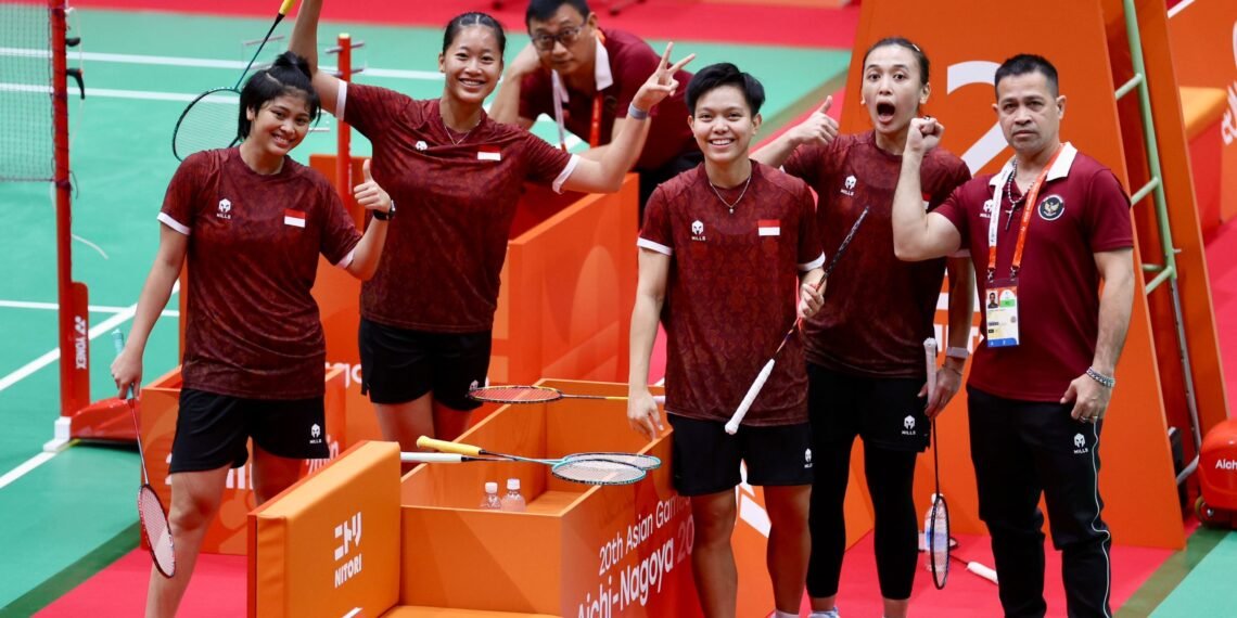 Tim bulutangkis Indonesia di Asian Games 2026.(Foto: Dok. PBSI)