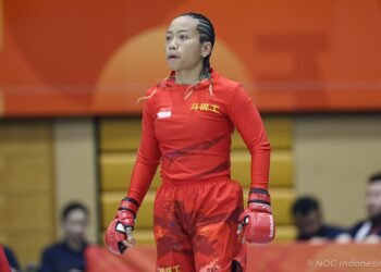 Vallensia Fahira Sumbang Perunggu untuk Indonesia di Asian Games 2026.(dok.NOC/MMA)