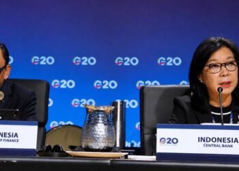Delegasi Indonesia pada pertemuan G20 dipimpin Deputi Gubernur Bank Indonesia Filianingsih Hendarta dan Wakil Menteri Keuangan RI Juda Agung.(Foto: Dok. Bank Indonesia)