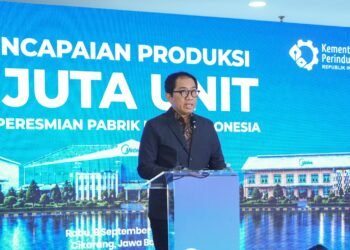 Wakil Menteri Perindustrian Faisol Riza dalam acara Pencapaian Produksi 3 Juta Unit dan Peresmian Pabrik Midea Indonesia di Cikarang, Rabu (9/9).(Foto: Humas Kemendag)