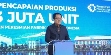 Wakil Menteri Perindustrian Faisol Riza dalam acara Pencapaian Produksi 3 Juta Unit dan Peresmian Pabrik Midea Indonesia di Cikarang, Rabu (9/9).(Foto: Humas Kemendag)