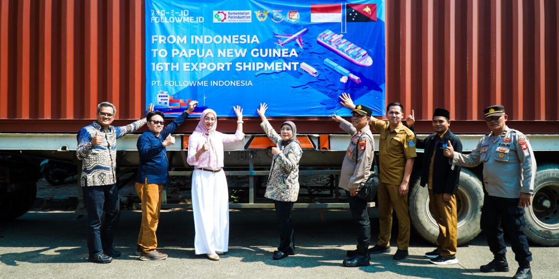 PT Follow Me Indonesia, IKM binaan Kemenperin, menembus pasar ekspor Papua Nugini melalui produk parfum dan gel rambut.(Foto: Dok. Kemenperin)