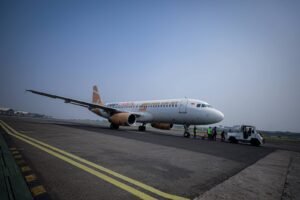 Pesawat Super Air Jet di Bandara Husein Sastranegara.(Foto: Humas Pemkot Bandung)