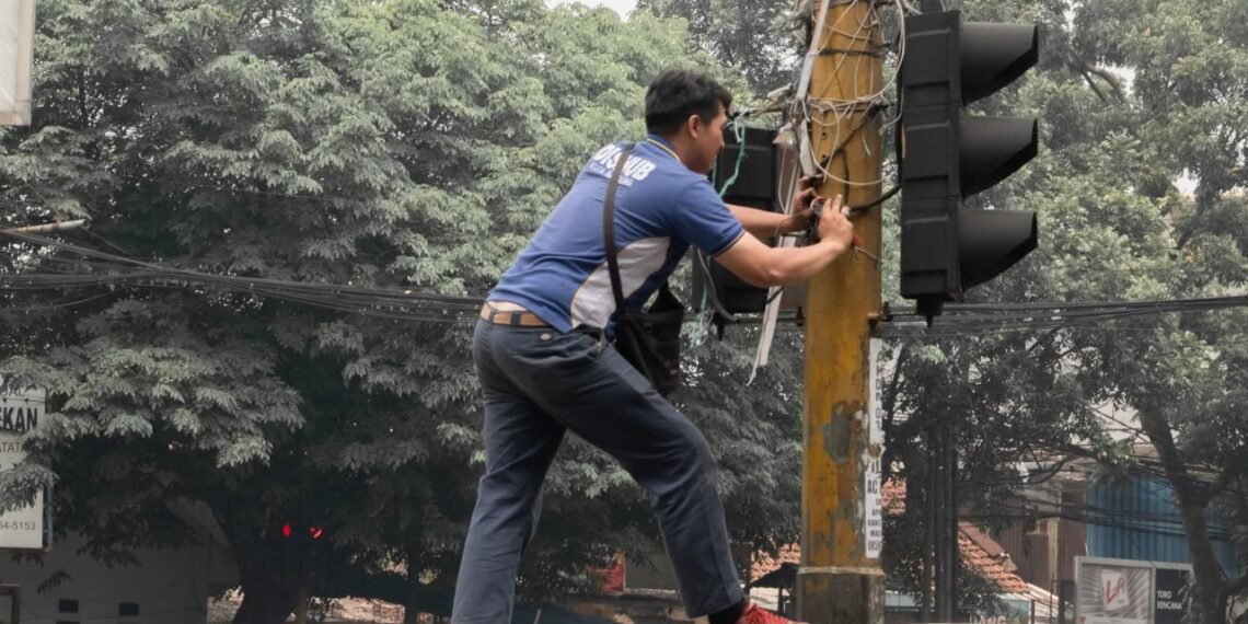 Alat pengatur lalu linta atau APILL.(Foto: Humas Pemkot Bandung)