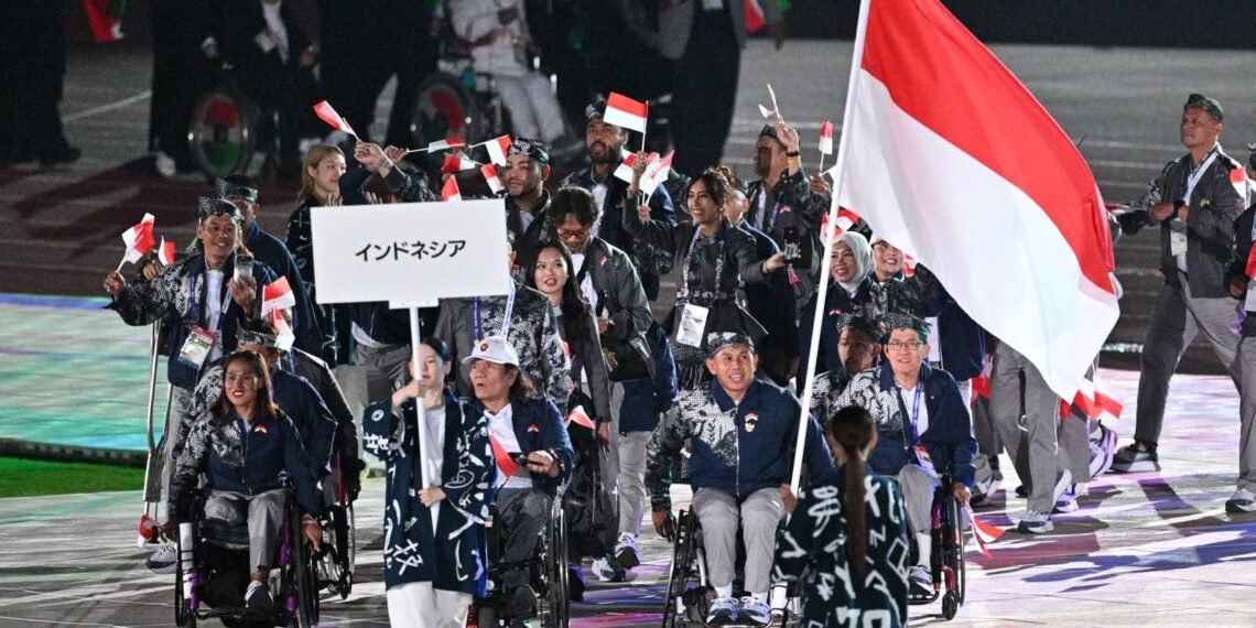 Asian Para Games 2026 resmi dimulai. Kaisar Jepang Naruhito membuka pesta olahraga terbesar Asia bagi atlet disabilitas tersebut dalam upacara meriah di Stadion Paloma Mizuho, Nagoya, Minggu (18/10) malam. (dok.NPCI)