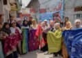 Batik Ciprat yang dikembangkan warga RW 07, Kelurahan Husein Sastranegara, Kecamatan Cicendo, Kota Bandung.(Foto: Humas Pemkot Bandung)