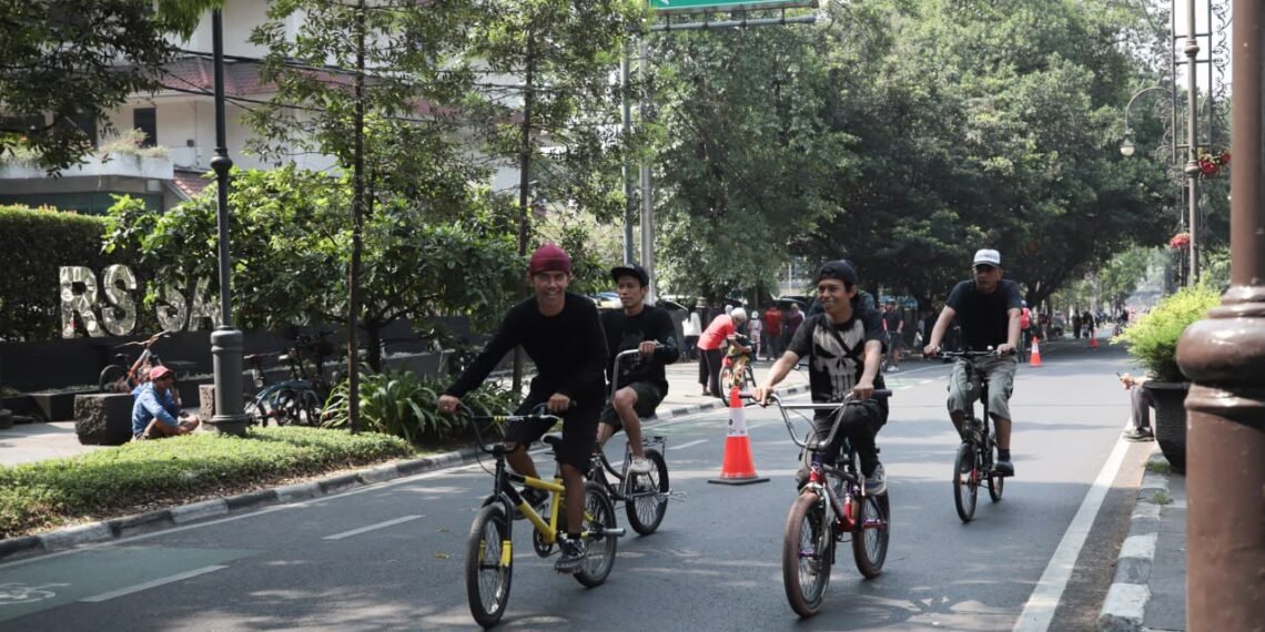 Car Free Day (CFD) Dago.(Foto: Humas Pemkot Bandung)