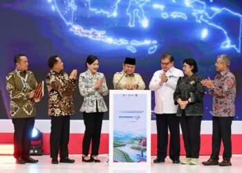 Presiden Prabowo Subianto meluncurkan Dewan Nasional Kesejahteraan Keuangan (DNKK) di JIEXPO Kemayoran, Jakarta, Kamis (22/10/2026).(Foto: BPMI Setpres)