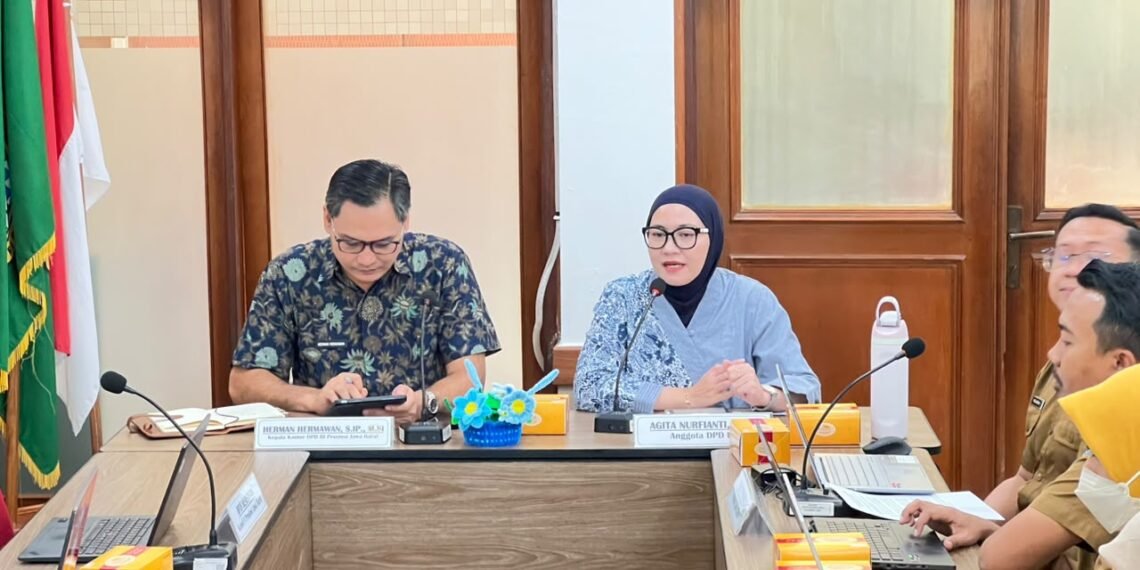 Anggota Komite III Dewan Perwakilan Daerah (DPD) Republik Indonesia (RI) Daerah Pemilihan Jawa Barat (Jabar) Agita Nurfianti (Kanan).(Foto: istimewa)