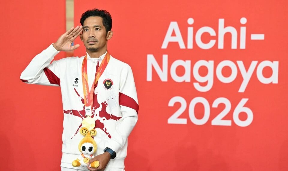 Atlet para balap sepeda Indonesia Muhammad Fadli Imammuddin mendulang emas ketiga untuk Kontingen Indonesia dalam Asian Para Games 2026 Aichi-Nagoya, Jepang, Selasa (20/10).(foto:Agung/NPC Indonesia)