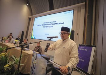Wali Kota Bandung Muhammad Farhan pada Sidang Penetapan Cagar Budaya tahap II, di Hotel Novotel Kota Bandung, Jumat 30 Oktober 2026.(Foto: Humas Pemkot Bandung)