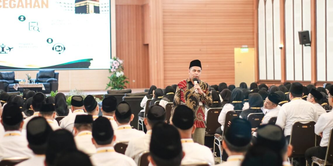 Direktur Jenderal Pengendalian Penyelenggaraan Haji dan Umrah, Harun Al Rasyid.(Foto: Dok. Kemenhaj)