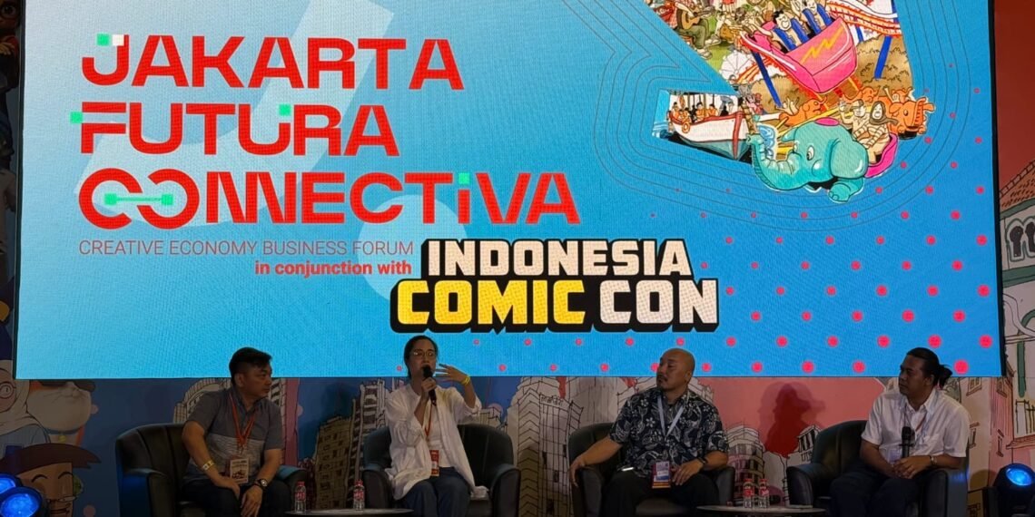 Kementerian Perdagangan memfasilitasi 38 pelaku usaha bidang industri kreatif berbasis kekayaan intelektual (intellectual property/IP) pada acara Jakarta Futura Connectiva (JFC) pada 3—4 Oktober 2026 di Jakarta International Expo (JIEXPO) Kemayoran, Jakarta.(Foto: Humas Kemendag)