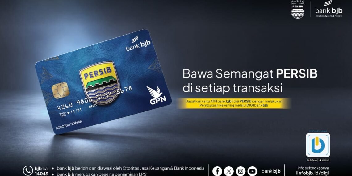 Kartu ATM bank bjb Edisi PERSIB