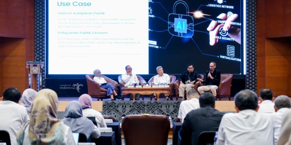 “Pelatihan Literasi Digital, Pemanfaatan AI, dan Cyber Security bagi Pejabat Tinggi Madya dan Pejabat Tinggi Pratama”, Senin (5/10/2026).(Foto: Dok. Kemenpar)