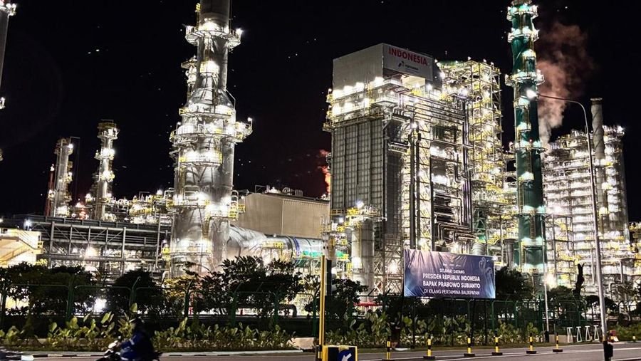 Kilang minyak Balikpapan.(Foto: Dok. Kementerian ESDM)
