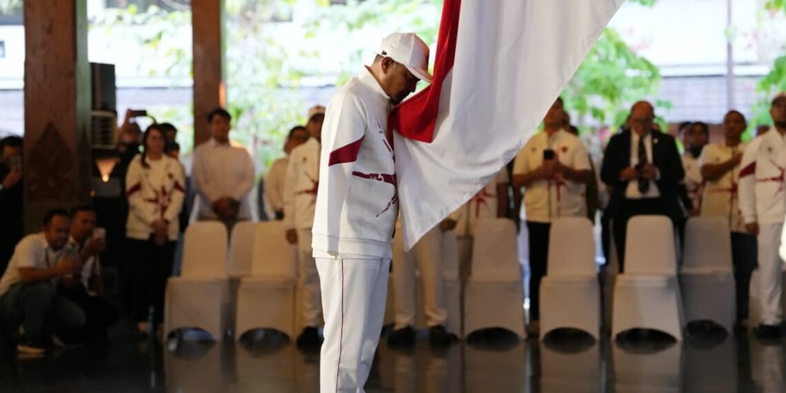 Kontingan Indonesia untuk Asian Para Games 2026.(Foto: NPCI Via Kemenpora)