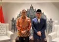 Menteri Kebudayaan Fadli Zon (kiri) dan Wakil Menteri Haji dan Umrah Dahnil Anzar Simanjuntak di Kantor Kementerian Kebudayaan, Kamis (22/10/2026).(Foto: Dok. Kemenhaj)
