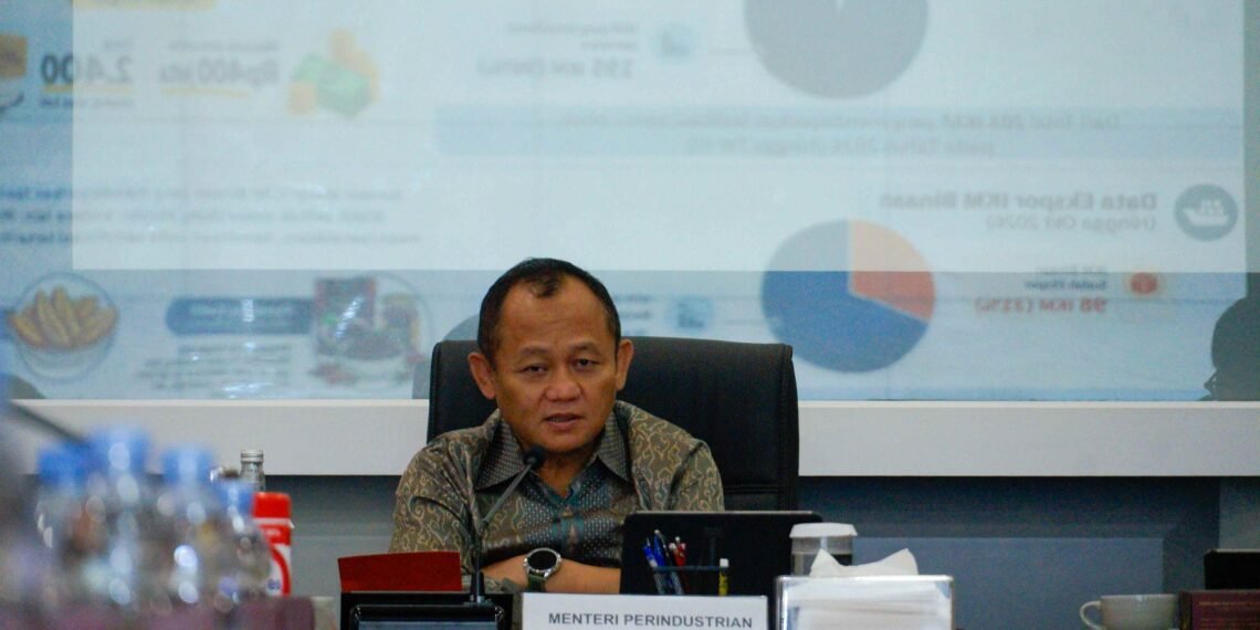 Menperin Muhammad Sarmuji menjelaskan tentang industri hijau.(Foto: Humas Kemenperin)