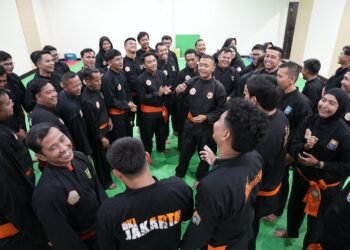 Kementerian Pemuda dan Olahraga (Kemenpora RI) bersama Pengurus Besar Ikatan Pencak Silat Indonesia (PB IPSI) menggelar Pelatihan Pelatih Nasional Pencak Silat Tingkat Muda (III) di Ole Suites Hotel, Sentul, Bogor, pada 21–25 Oktober 2026.(foto:Kemenpora)