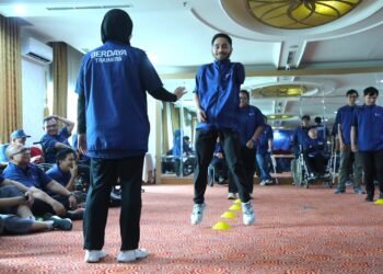 Kemenpora RI melalui Kedeputian Bidang Pembudayaan Olahraga menuntaskan program Training of Trainers (ToT) Penggerak Olahraga Disabilitas BERDAYA di 16 titik pelaksanaan sepanjang 2026.(dok.Gilang/Kemenpora)