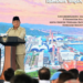 Presiden Prabowo Subianto saat sambutan di kawasan Indonesia Weda Bay Industrial Park (IWIP), Kabupaten Halmahera Tengah, Provinsi Maluku Utara, Kamis (08/10/2026).(Foto: Kemenhaj)