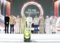 Wali Kota Bandung Muhammad Farhan di acara Grand Final Putri Hijabfluencer Indonesia 2026 di Ballroom Trans Luxury Hotel, Minggu 4 Oktober 2026 malam.(Foto: Humas Pemkot Bandung)
