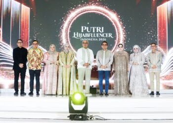 Wali Kota Bandung Muhammad Farhan di acara Grand Final Putri Hijabfluencer Indonesia 2026 di Ballroom Trans Luxury Hotel, Minggu 4 Oktober 2026 malam.(Foto: Humas Pemkot Bandung)