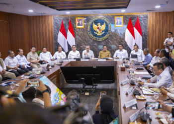 Rapat Koordinasi Terbatas Bidang Pangan di Kantor Kementerian Koordinator Bidang Pangan, Jakarta, Senin (26/10/2026). (Foto: Humas BMKG)