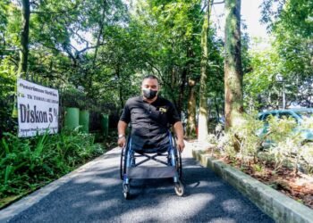 Infrastruktur kota yang menopang aktivitas disabilitas.(Foto: Humas Pemkot Bandung)