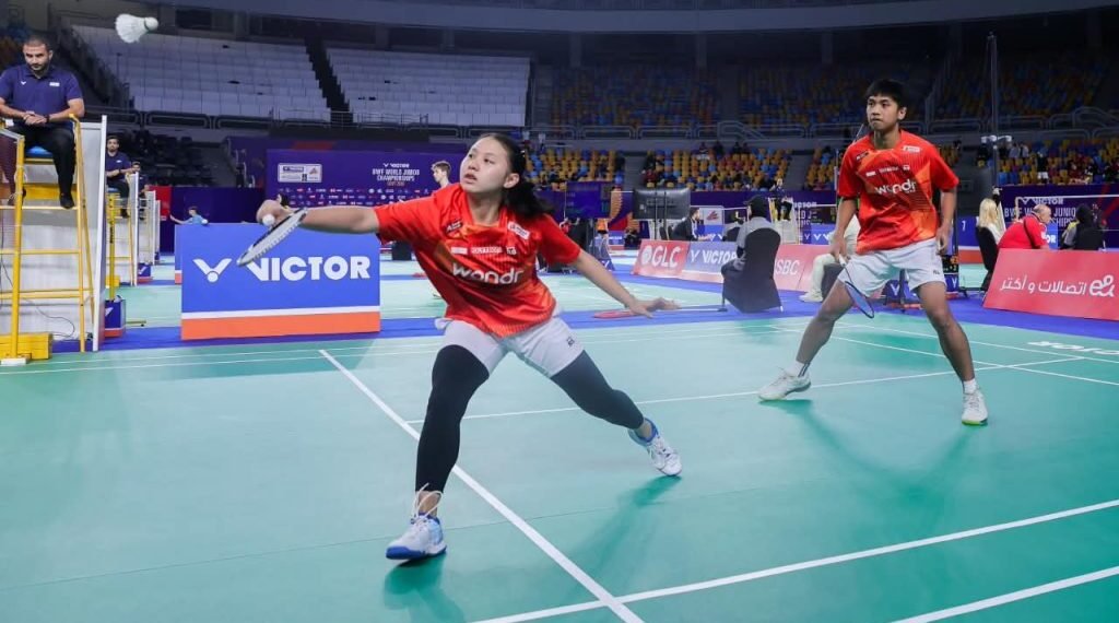 Pasangan ganda campuran Moses Andar Simanjuntak / Reya Azzahra Yulianti.(Foto: Dok. Humas PBSI)