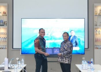 kata Menperin Sarmuji melakukan kunjungan kerja ke PT Cisarua Mountain Dairy Tbk (Cimory) di Sentul, Kabupaten Bogor, Jawa Barat, Kamis (22/10).(Foto: Dok. Kemenperin)