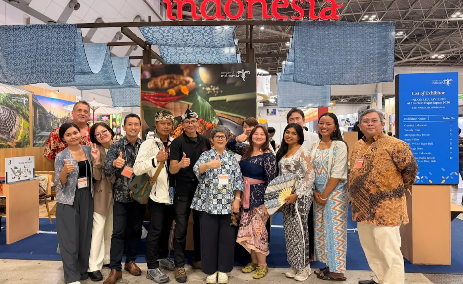 Kementerian Pariwisata (Kemenpar) mencatat partisipasi Indonesia dalam Tourism Expo Japan (TEJ) 2026 yang berlangsung pada 24–27 September 2026 di Tokyo Big Sight, Jepang, menghasilkan potensi kunjungan sebanyak 5.600 wisatawan dengan estimasi potensi devisa sebesar 7,168 juta dolar AS atau setara Rp127 miliar.(Foto: Dok. Kemenpar)
