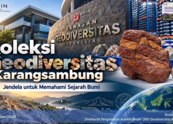 Koleksi geodiversitas di Karangsambung Kebumen Jawa Tengah.(Image: BRIN)
