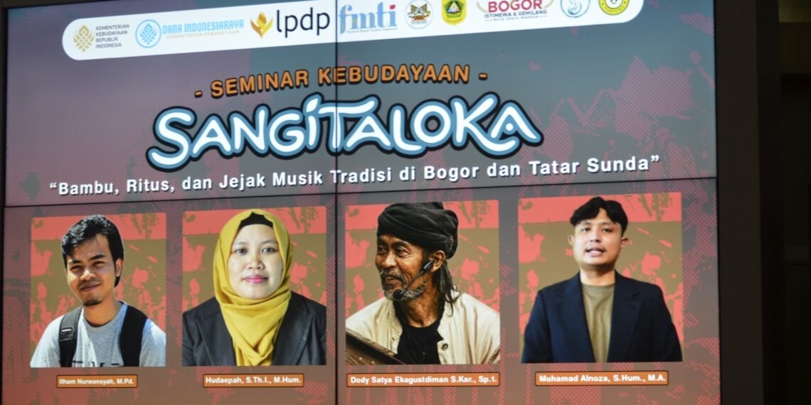 Seminar Sangitaloka Festival Musik Tradisi Indonesia (FMTI) 2026.(Foto: Diskominfo Kab. Bogor)