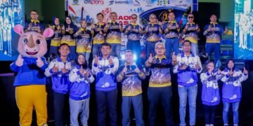 Pemerintah Kota (Pemkot) Bandung resmi memperkenalkan maskot dalam rangka menyambut penyelenggaraan Pekan Olahraga Provinsi (Porprov) XV Jawa Barat 2026 dan Pekan Paralimpik Daerah (Peparda) VII Jawa Barat 2026.(Foto: Humas Pemkot Bandung)