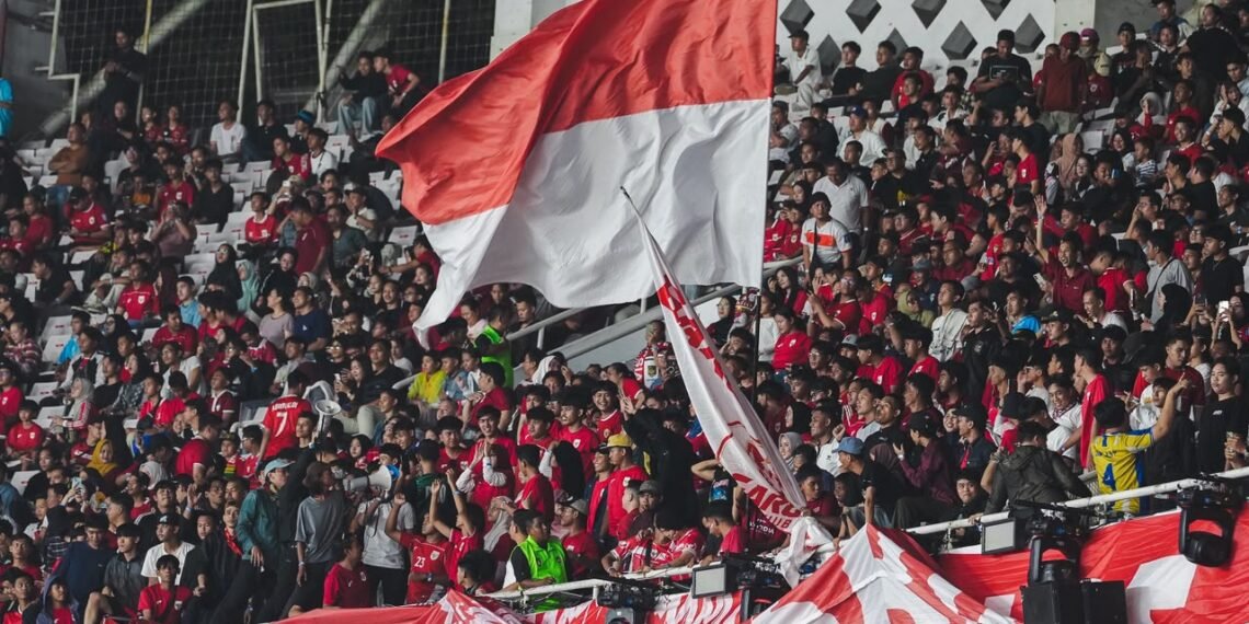 Timnas Indonesia akan menghadapi Thailand pada partai final FIFA ASEAN Cup 2026. Duel dua kekuatan sepak bola Asia Tenggara itu akan berlangsung di Stadion Utama Gelora Bung Karno (SUGBK), Jakarta.(dok.Andre/Kemenpora)