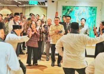 Indonesia melalui Kementerian Kebudayaan RI bersama Brunei Darussalam, Malaysia, dan Singapura resmi mengumumkan secara serentak pengusulan Tari Zapin sebagai nominasi multinasional untuk masuk dalam UNESCO Representative List of the Intangible Cultural Heritage of Humanity.(Foto: Dok. Kemenbud)