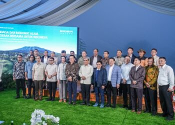 Sejumlah tokoh hadiri peresmian Eiger Nature di Bogor.(Foto: Dok. Biro Komunikasi Kementerian Ekraf/ Badan Ekonomi Kreatif)