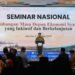 Seminar Nasional bertajuk “Membangun Masa Depan Ekonomi Syariah yang Inklusif dan Berkelanjutan", di Jakarta, Senin (5/10).(Foto: Dok. Bank Indonesia)