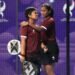 Isak tangis haru dan raut bangga menyelimuti wajah pasangan ganda putri padel Indonesia, Fadona/Fitriani usai memastikan medali perak di Asian Games Aichi-Nagoya 2026.(foto:Akbar/kemenpora.go.id)